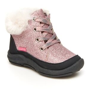 NWT Oshkosh B'gosh glitter ramira faux-fur boot